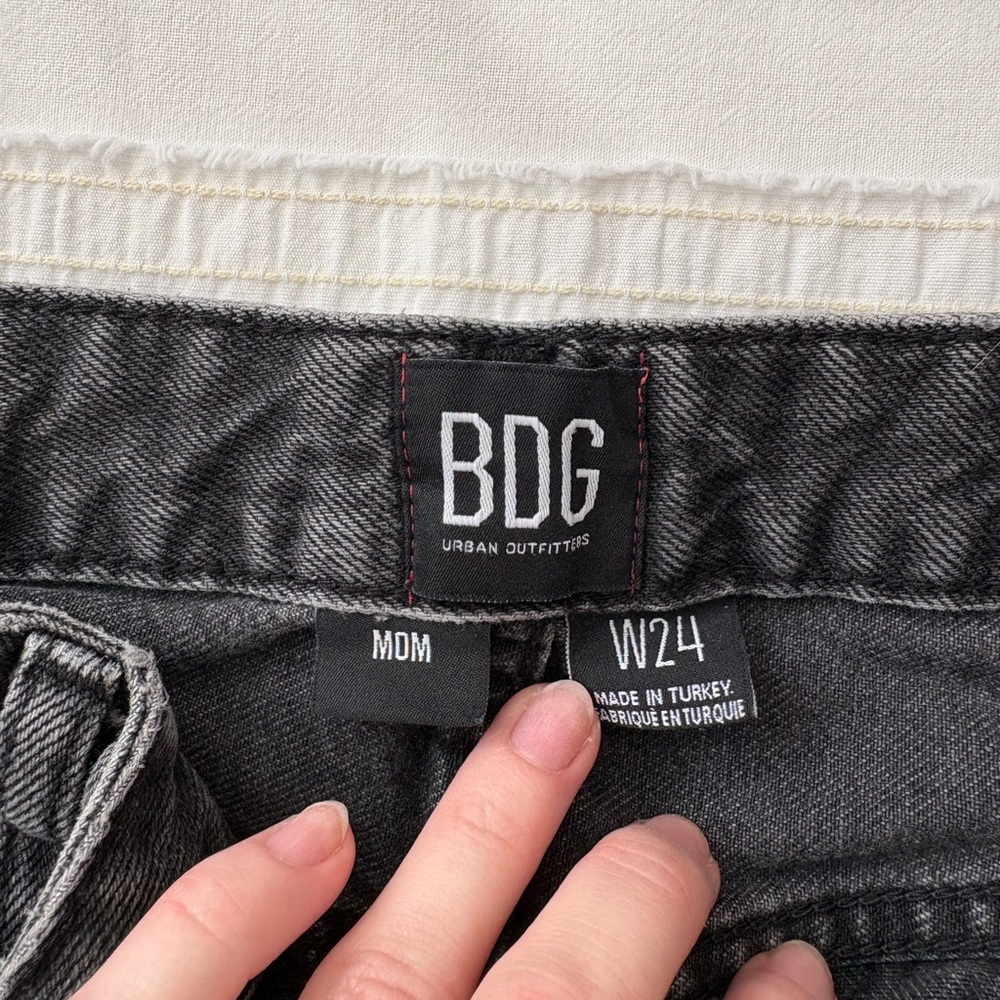 BDG Urban Outfitters Charcoal Denim - Mom Jeans